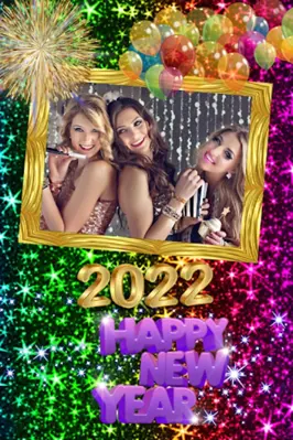 2021 New Year Photo Frames Greeting Wishes android App screenshot 0